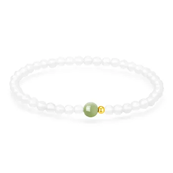 Lao Feng Xiang Natural Agate Bracelets Women's