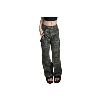 BENGEN Casual Pants Unisex Coffee