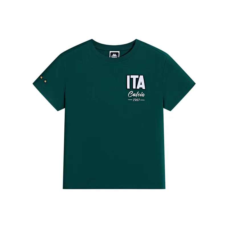 Kappa 1916 Series Summer T Shirt Women's Glass Green-0