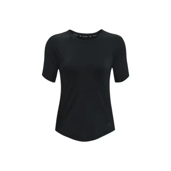 Under Armour RUSH Raglan Sleeve T Shirt Women's Black