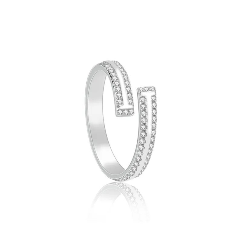 Quarqor S925 Silver Rings Unisex-2