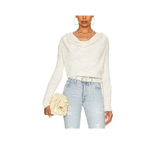 FREE PEOPLE Crop Tops Women's White-0