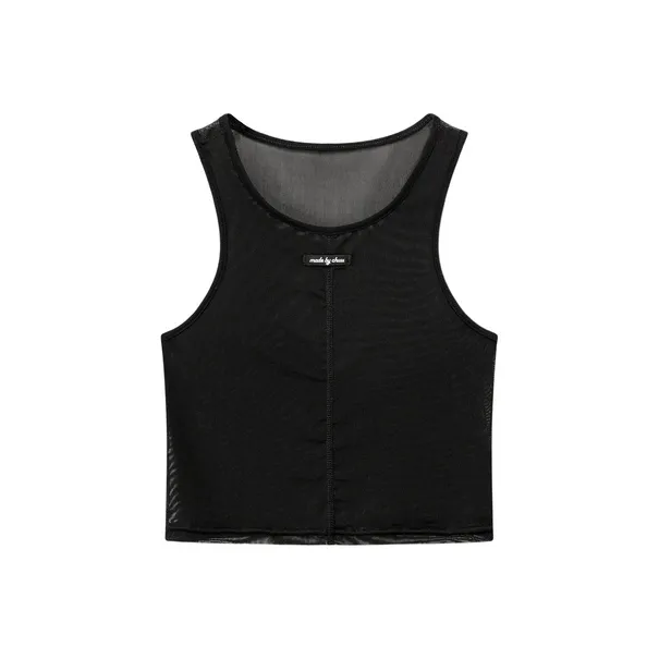 CHUU 2024 Fall New Arrival Tank Tops Women's Black-0