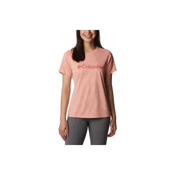 Columbia T-Shirts Women's Coral