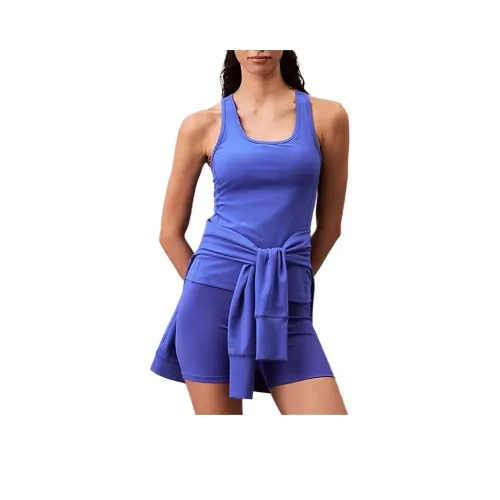 CALVIN KLEIN Tank Tops Women's Eye-Catching Blue