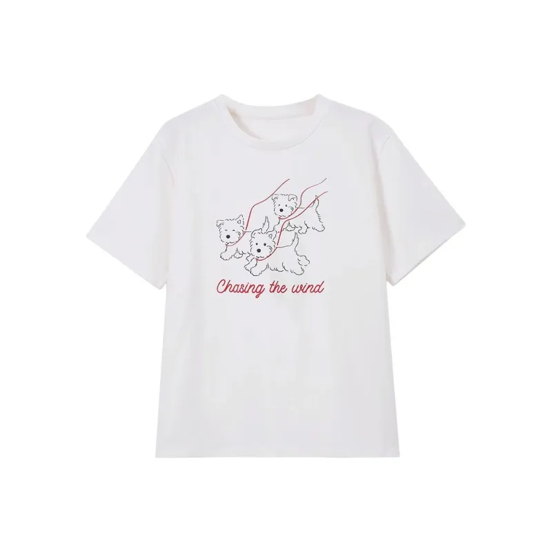 PLAY BUSH Regular T Shirt Women's White-0