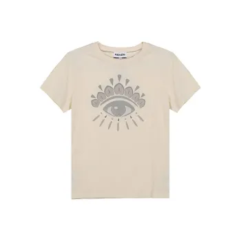 KENZO T-Shirts Women's Beige Yellow
