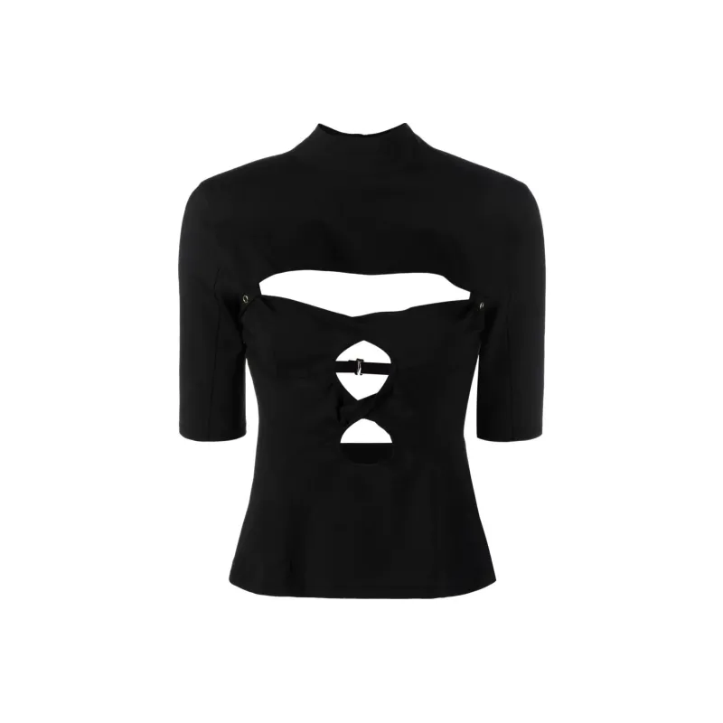 Jacquemus Le Haut Palmi Twist Cut-out Top.-0