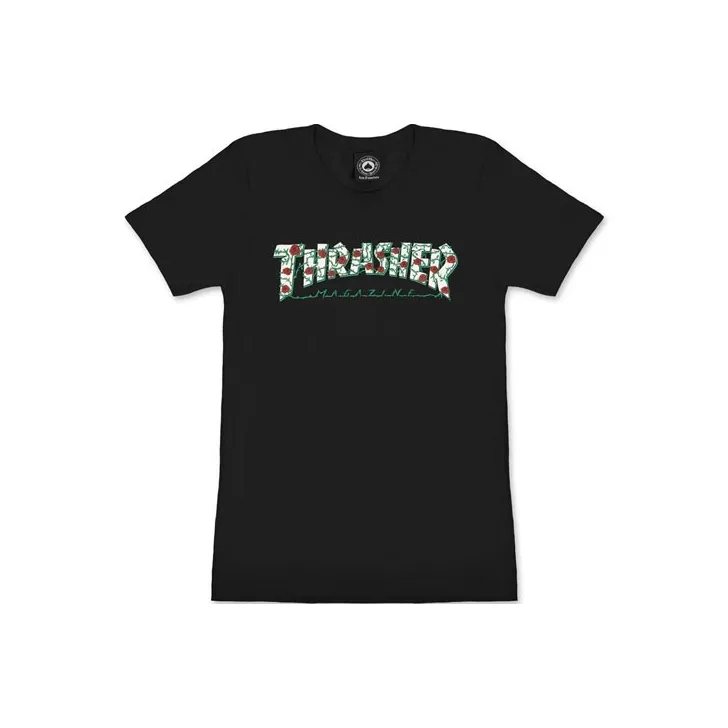 Thrasher T-Shirts Women's Black-0