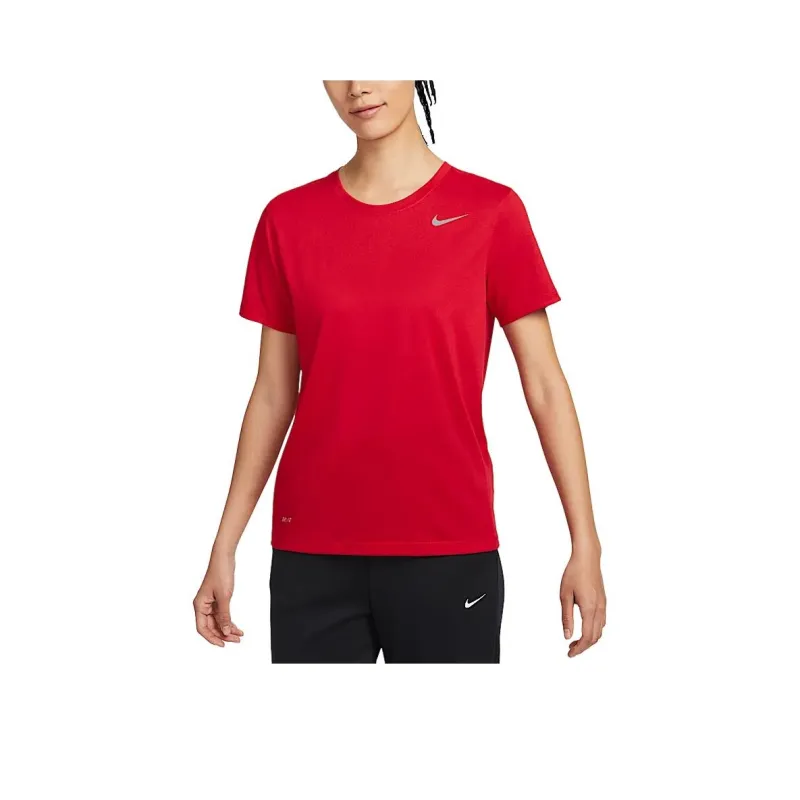Nike Dri Fit T Shirt Women's University Red-0