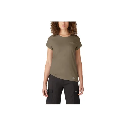 Dickies T-Shirts Women's Army Green Stone South Color