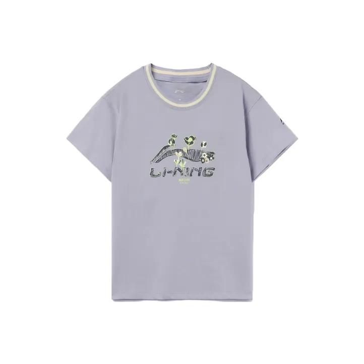 LINING Sports Fashion Collection T Shirts Women's Purple-0