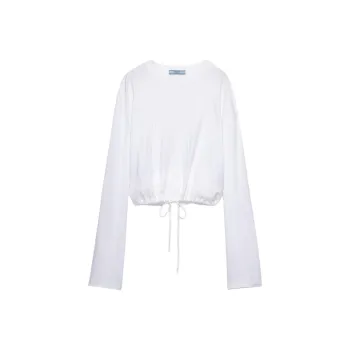 PRADA Long sleeved Jersey T shirt