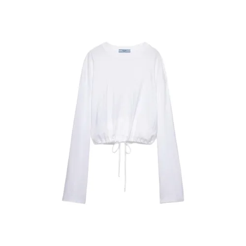 PRADA Long sleeved Jersey T shirt