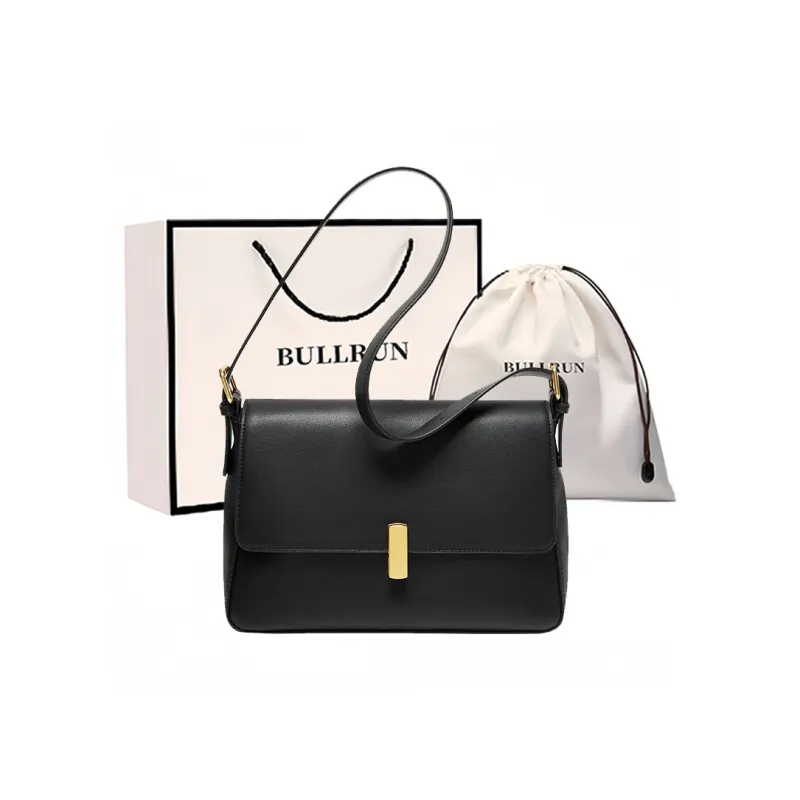 Bullrun Synthetic Leather With Cow Leather Crossbody Bag, Shoulder Bag Women's Multicolor-0