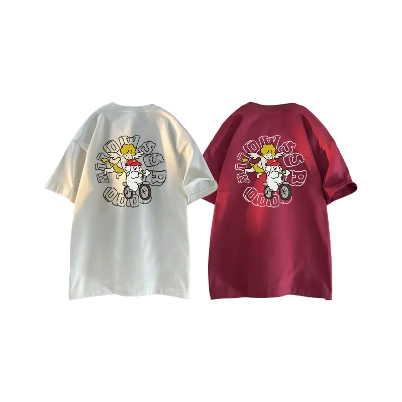 MIIOW Trend Party Series Short Sleeved T Shirts Unisex-31