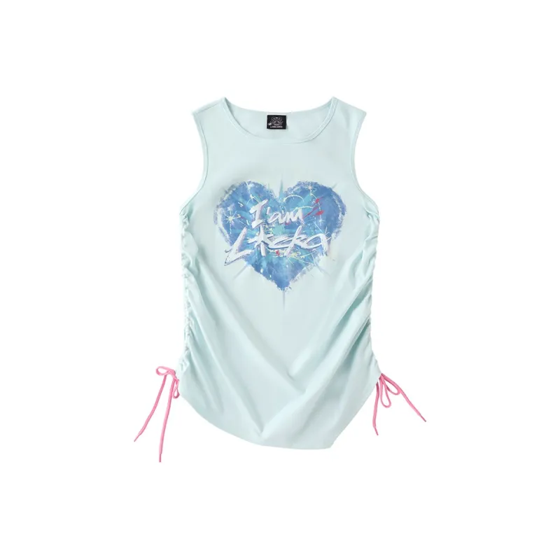 LAMLICKA Tank Tops Women's Blue-0