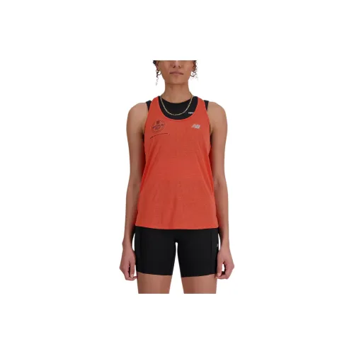New Balance Tank Tops Women's Orange Red