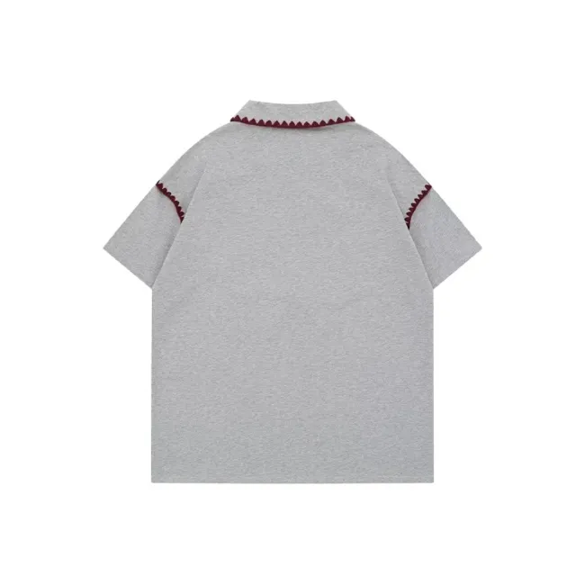 KYKW Drop Shoulder Sleeve T Shirt Women's Gray-1
