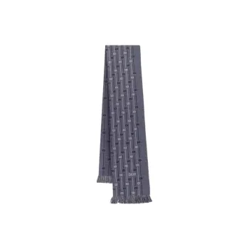 DIOR Cd Icon Fringed Edge Scarf