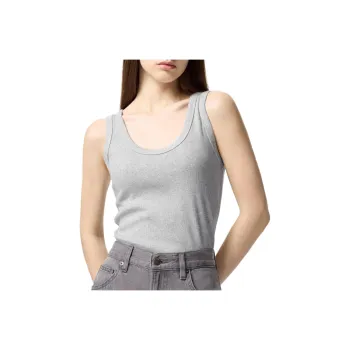 UNIQLO Tank Tops Women's Light Gray