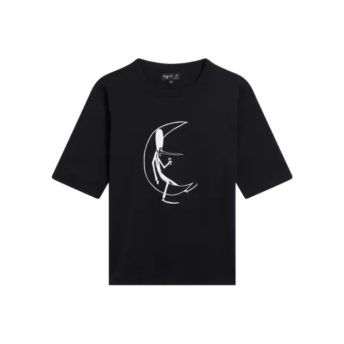 Agnes B. X Emanuel Hubaut Illustration-print Cotton T-shirt