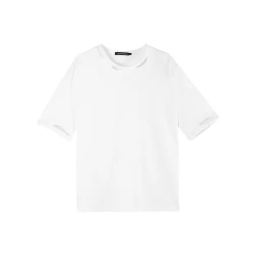 BIENKIMIIYE SS22 Elbow Length Sleeved T Shirt Women's Black