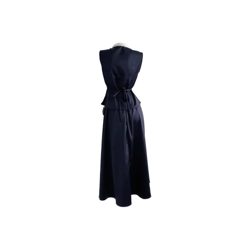 Icicofficial Skirt Set Women's Blue-1