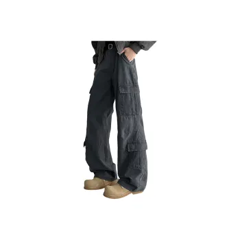 ZMHT Casual Pants Unisex Gray