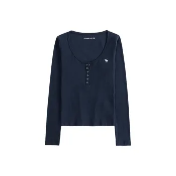 Abercrombie＆Fitch T Shirt Women's Navy Blue