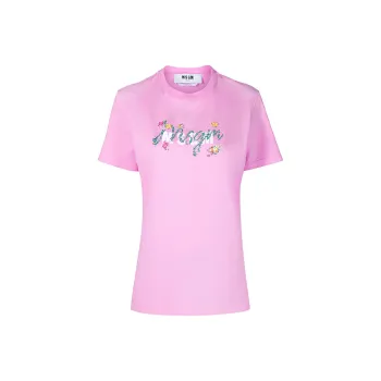 MSGM T Shirts Women's Pink
