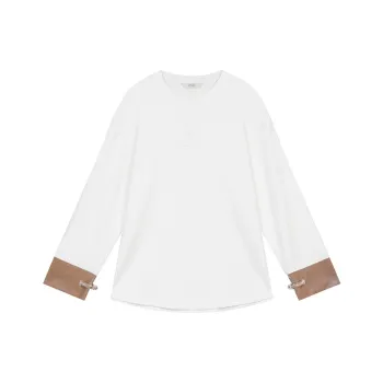 ELF SACK T Shirt Women's Versatile Pearl White