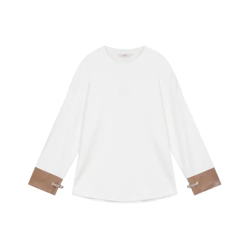 ELF SACK T Shirt Women's Versatile Pearl White