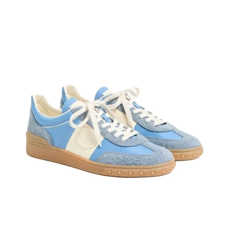 Valentino Upvillage Low Top Skateboard Shoes Men's Light Blue-2