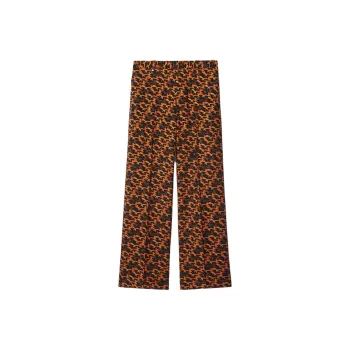 Burberry Fox-print Tailored Trousers