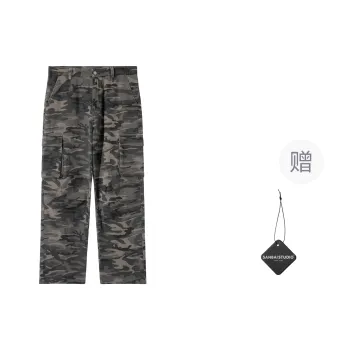 SANBAI STUDIO Casual Pants Unisex Camouflage