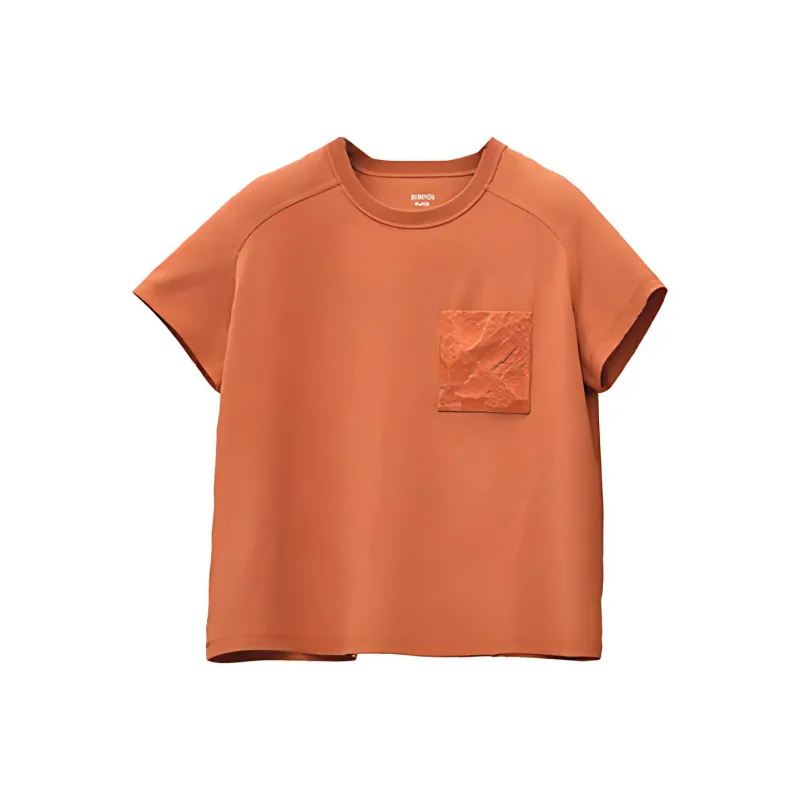 HERMES SS22 Raglan Sleeve T Shirt Women's Orange-0