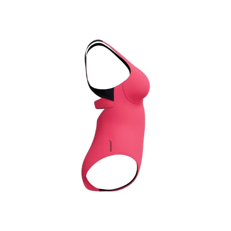 Speedo Racerback Swimsuit Pink One piece Swimsuit Women's Pink-3