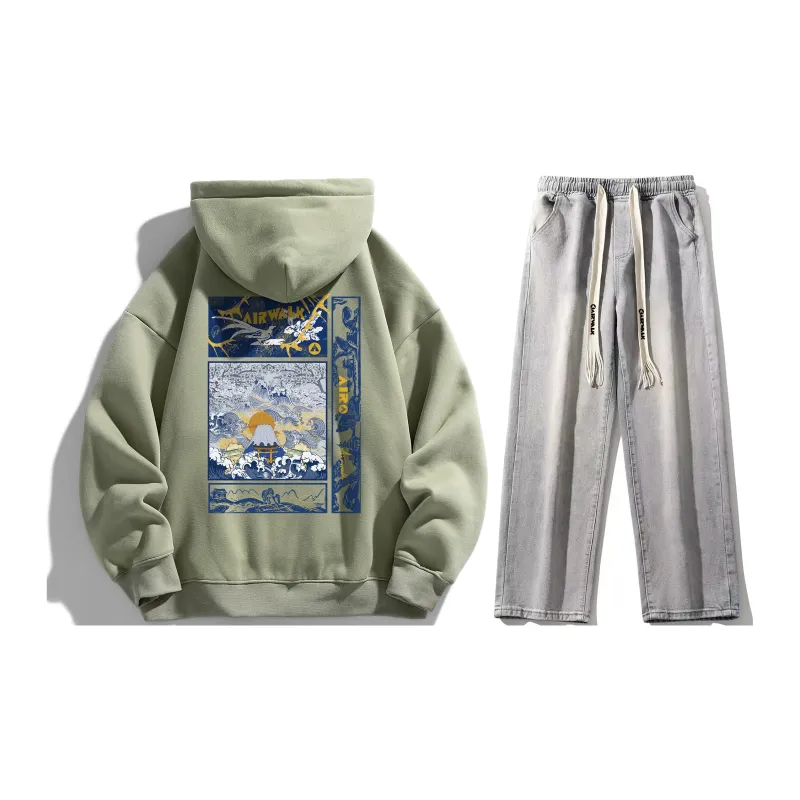 Airwalk Sweatshirt Sets Unisex-39