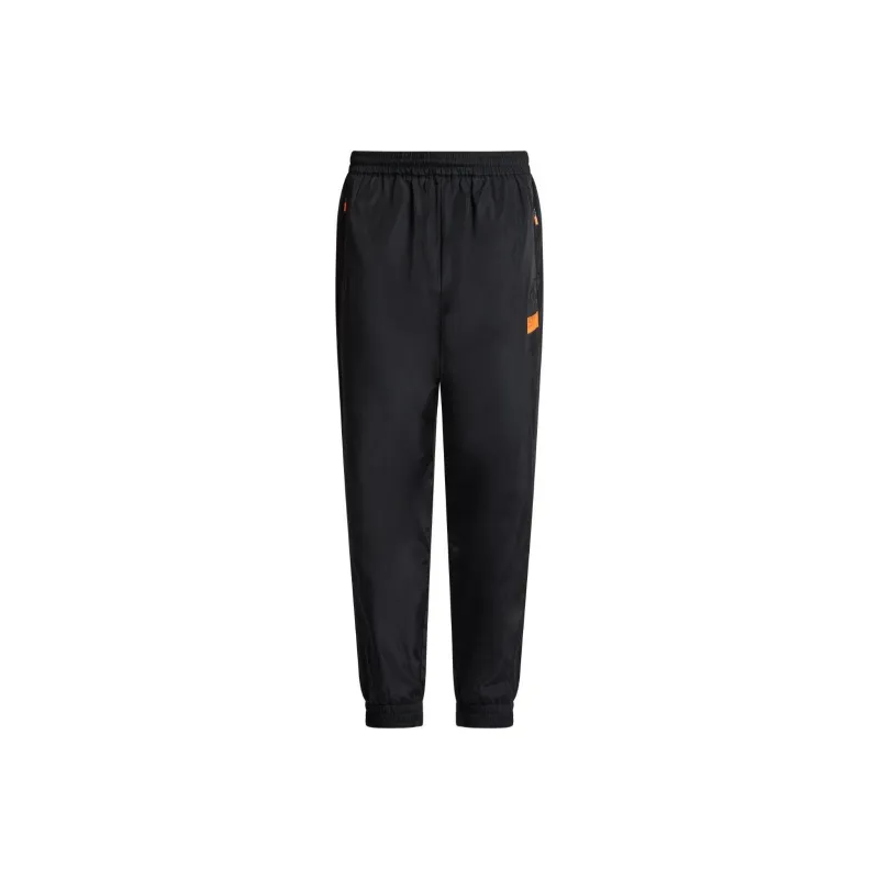 EMPORIO ARMANI Logo print Cotton Track Pants-0