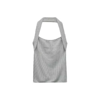 ZARA Tank Tops Women's Gray