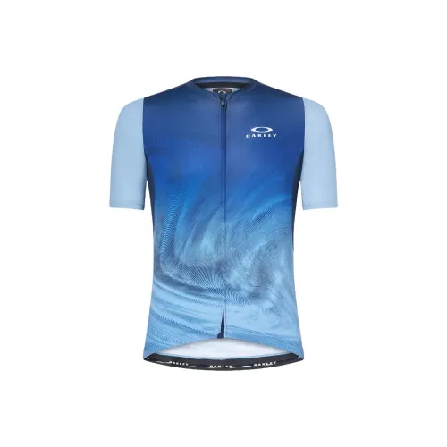 Oakley Endurance Dazzle Camo Cycling Clothing Men's Gradient Swirl Blue/Light Blue