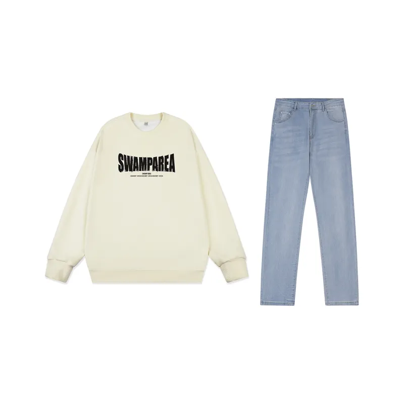 SWAMP AREA Sweatshirt Sets Unisex-38