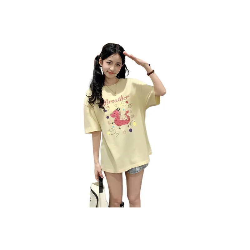 Tonlion T Shirt Women's Custard-0