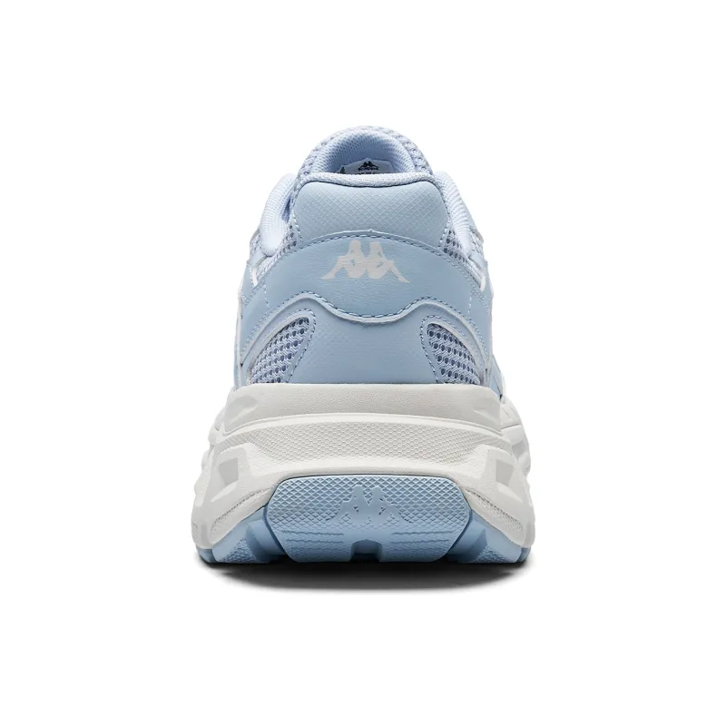 Kappa Back to Back Slip Resistant, Abrasion Resistant, Breathable Low Top Chunky Sneakers Unisex Blue White-4