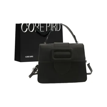 CORE BIRD PU Shoulder Bag, Crossbody Bag, Handbag Women's Black/White/Pink/Blue