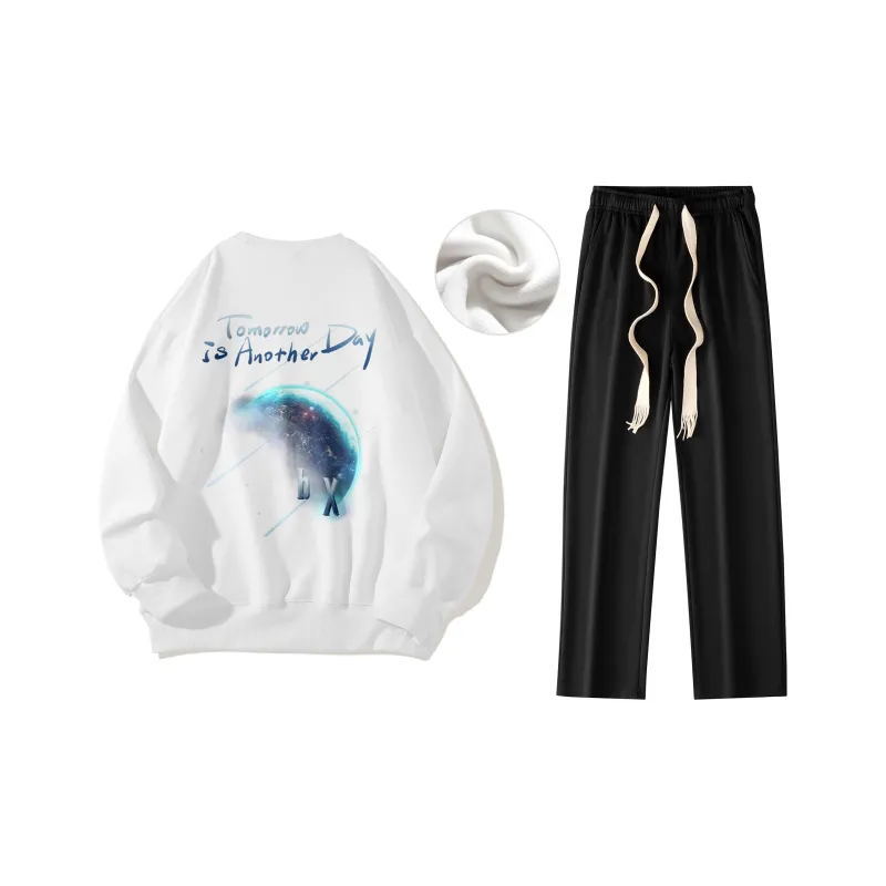 B.X Sweatshirt Sets Unisex-24
