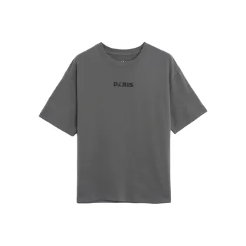 JORDAN Paris Saint Germain Football Club T Shirts Women's Iron Gray