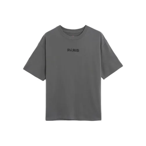 JORDAN Paris Saint Germain Football Club T logos Women's Iron Gray