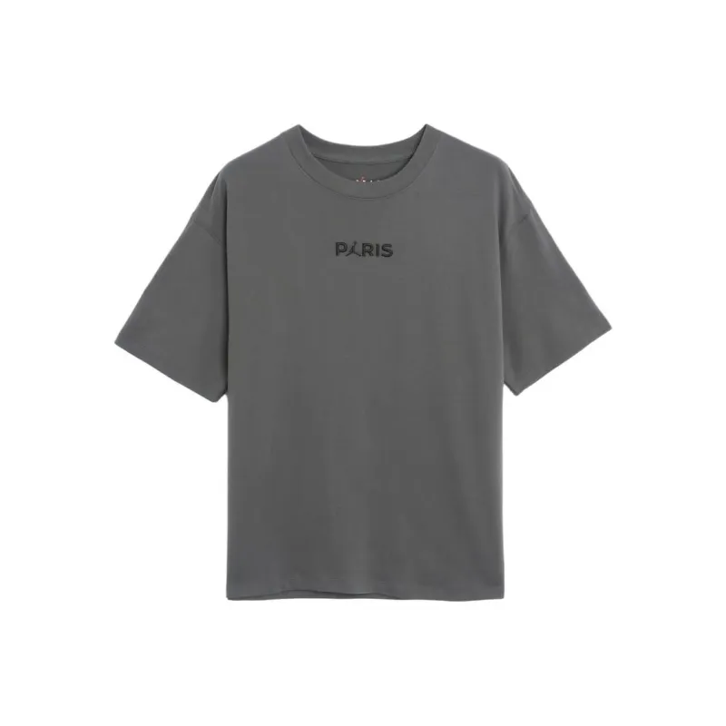 Jordan Paris Saint Germain Football Club T Shirts Women's Iron Gray-0